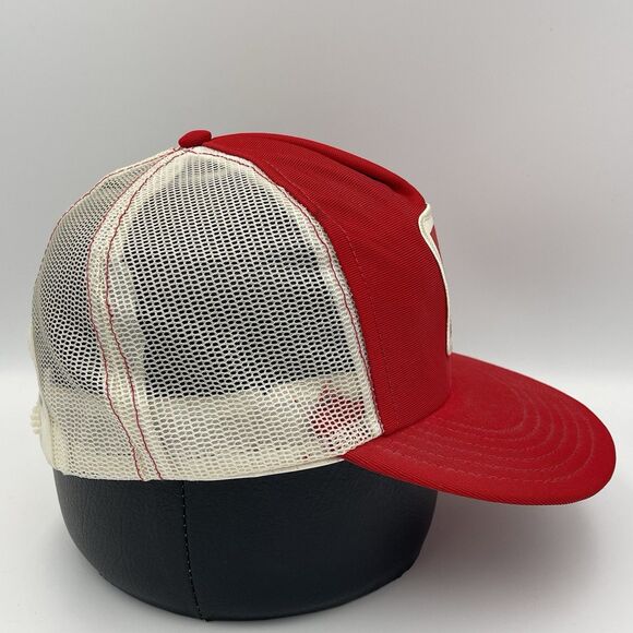 Vintage Enjoy Coca Cola Hat Snapback Trucker Cap 80s Coke Advertising Patch Logo - Picture 6 of 14